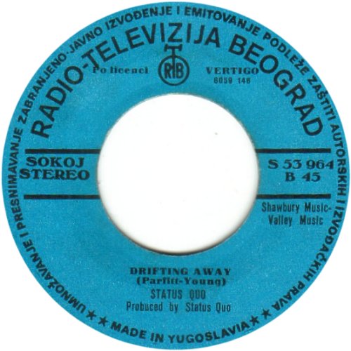 MYSTERY SONG Label Side B