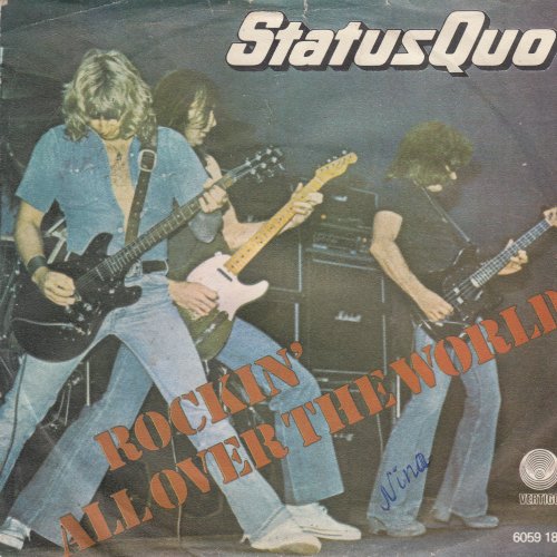 ROCKIN' ALL OVER THE WORLD Picture Sleeve Front