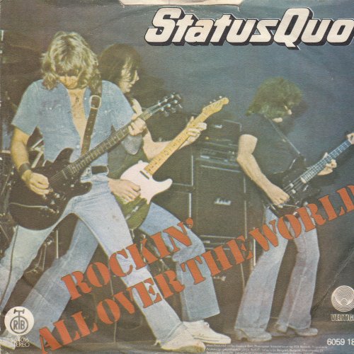 ROCKIN' ALL OVER THE WORLD Picture Sleeve Rear