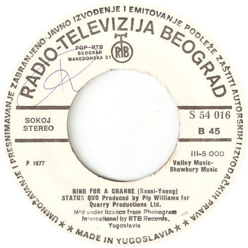 ROCKIN' ALL OVER THE WORLD RTB White Label 2 Side B