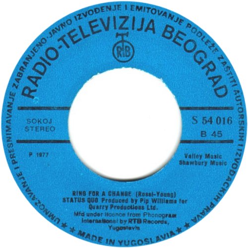 ROCKIN' ALL OVER THE WORLD RTB Blue Label Side B